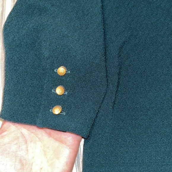 Sezane Adele blouse, forest green, size 38 (small) - Picture 3 of 5